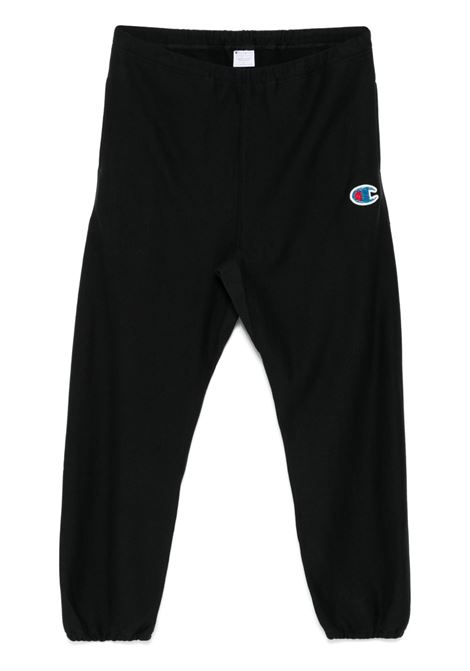 Black logo-detail track trousers Champion x undercover - men